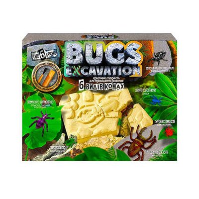 Дитячий набір для проведення розкопок "Bugs Excavation" Жуки Danko Toys BEX-01U Укр BEX-01-06U фото