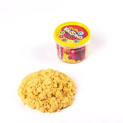 Набір креативної творчості "Кінетичний пісок "KidSand" KS-01-06, 400 гр KS-01-06(Yellow) фото