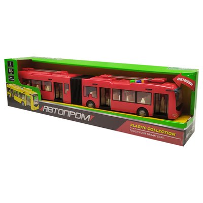 Тролейбус іграшковий 7991ABCD світло, звук 7991ABCD(Red) фото