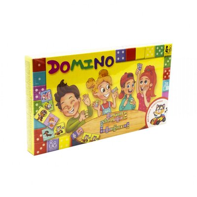 Дитяча настільна гра "Доміно: Забавні тварини" DTG-DMN-04, 28 елементів DTG-DMN-04 фото