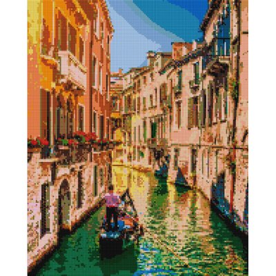 Алмазна мозаїка "По каналах Венеції" Brushme DBS1023 40х50 см DBS1023 фото