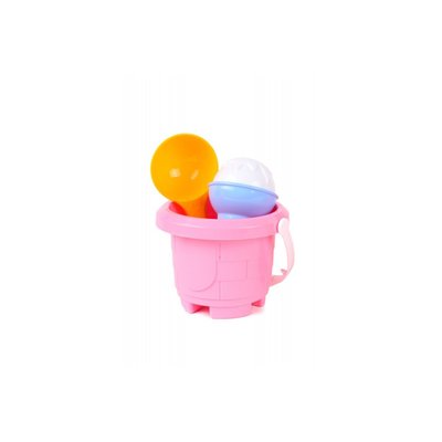 Детский набор для игры с песком ТехноК 7068TXK, 3 цвета 7068TXK(Pink) фото