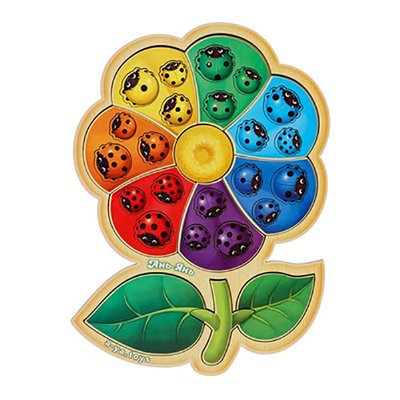 Настольная развивающая игра "Цветик-семицветик-2" Ubumblebees (ПСФ039) PSF039 сортер с карточками PSF039 фото