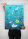 Дитяча гра з багаторазовими наклейками "Підводний світ" (KP-008), 43 наклейки KP-008 фото 8