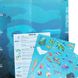 Дитяча гра з багаторазовими наклейками "Підводний світ" (KP-008), 43 наклейки KP-008 фото 2