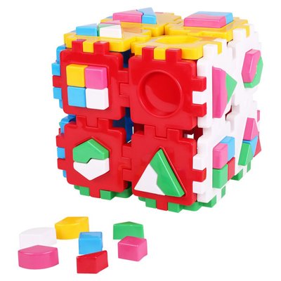 Детский развивающий Куб ТехноК 2650TXK сортер с геометрическими формами 2650TXK фото