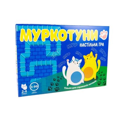 Настольная игра-бродилка "Муркотуны" Strateg 30246 на украинском языке 30246 фото