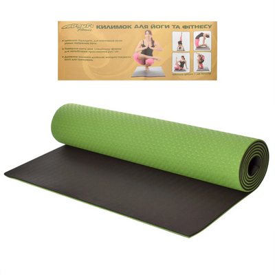Йогамат. Коврик для йоги MS 0613-1 материал TPE MS 0613-1-GRB фото