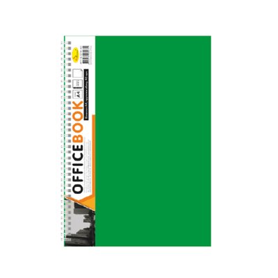 Блокнот А4 Б-БП4-80,80 листов, пружина сбоку Б-БП4-80(Green) фото