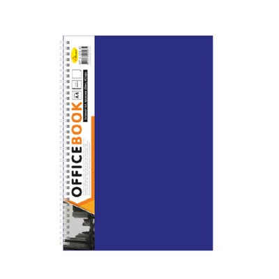 Блокнот А4 Б-БП4-80,80 листов, пружина сбоку Б-БП4-80(Blue) фото