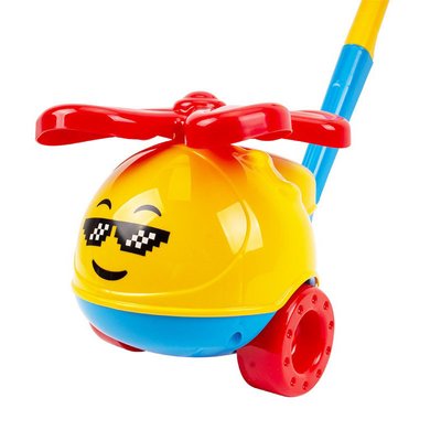 Дитяча іграшка-каталка Вертоліт 9437TXK у сітці 9437TXK(Yellow) фото