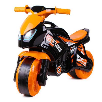 Каталка-беговел "Мотоцикл" ТехноК 5767TXK Черный 5767TXK(Orange) фото