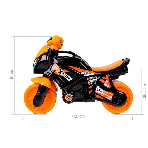 Каталка-біговець "Мотоцикл" ТехноК 5767TXK Чорний 5767TXK(Orange) фото