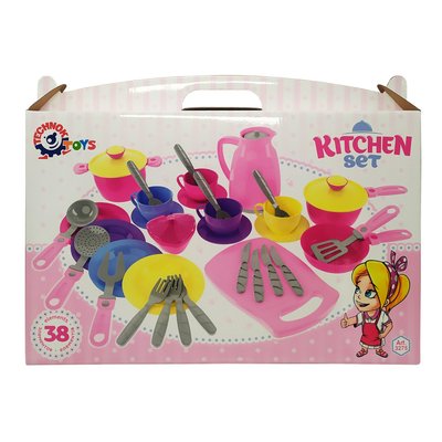 Детский Кухонный набор посуды №4 ТехноК 3275TXK, 38 предметов 3275TXK фото