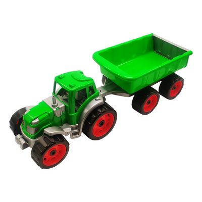 Дитячий трактор з причепом 3442TXK, 2 кольори 3442TXK(Green) фото