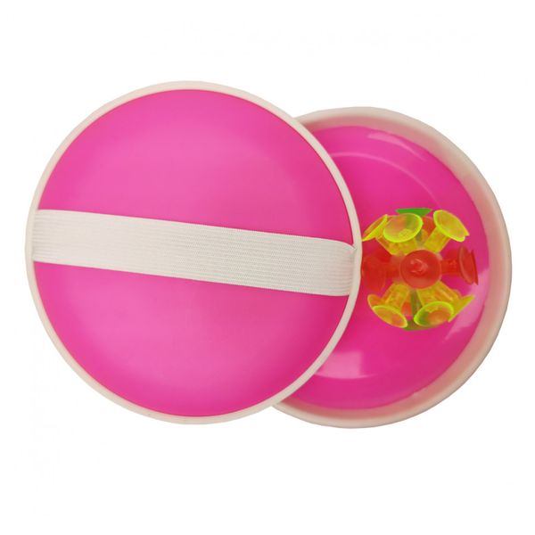 Дитяча гра Пастка M 2872 м'яч на присосках 15 см M 2872(Pink) фото