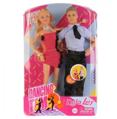 Кукла типа Барби с Кеном, семья DEFA 8386-BF на шарнирах 8386-BF(Pink) фото