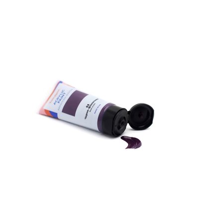 Акриловая краска глянцевая Черно-фиолетовая Brushme TBA60064 60 мл TBA60064 фото