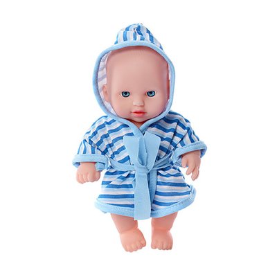 Детский игровой Пупс в халате Limo Toy 235-Q 20 см 235-Q(Blue) фото