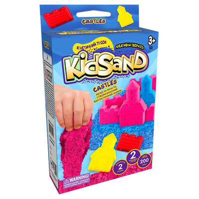 Кінетичний пісок KidSand KS-05-01U, 200 г в наборі KS-05-02U фото