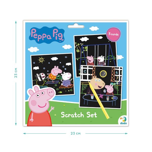 Набор гравюр Peppa Pig "Игра с друзьями" Dodo 200186 200186 фото