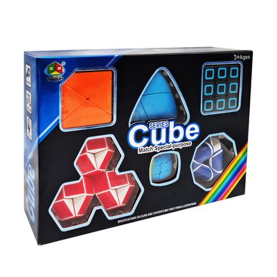 Набір логічних головоломок Кубик Рубіка 7865 зі змійкою 7865 фото