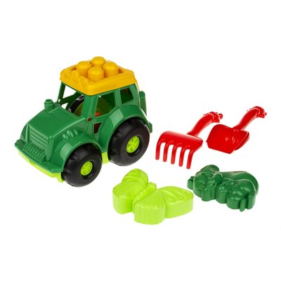 Пісочний набір Трактор "Коник" №2 Colorplast 0213 0213(Green) фото