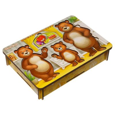 Настольная игра "Одень мишек" Ubumblebees (ПСД192) PSD192 деревянная PSD192 фото
