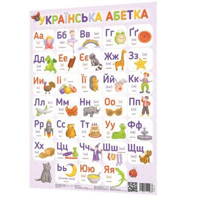 Плакат Український алфавіт 120498 120498 фото