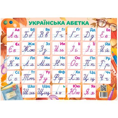 Плакат Украинская азбука 85636 85636 фото